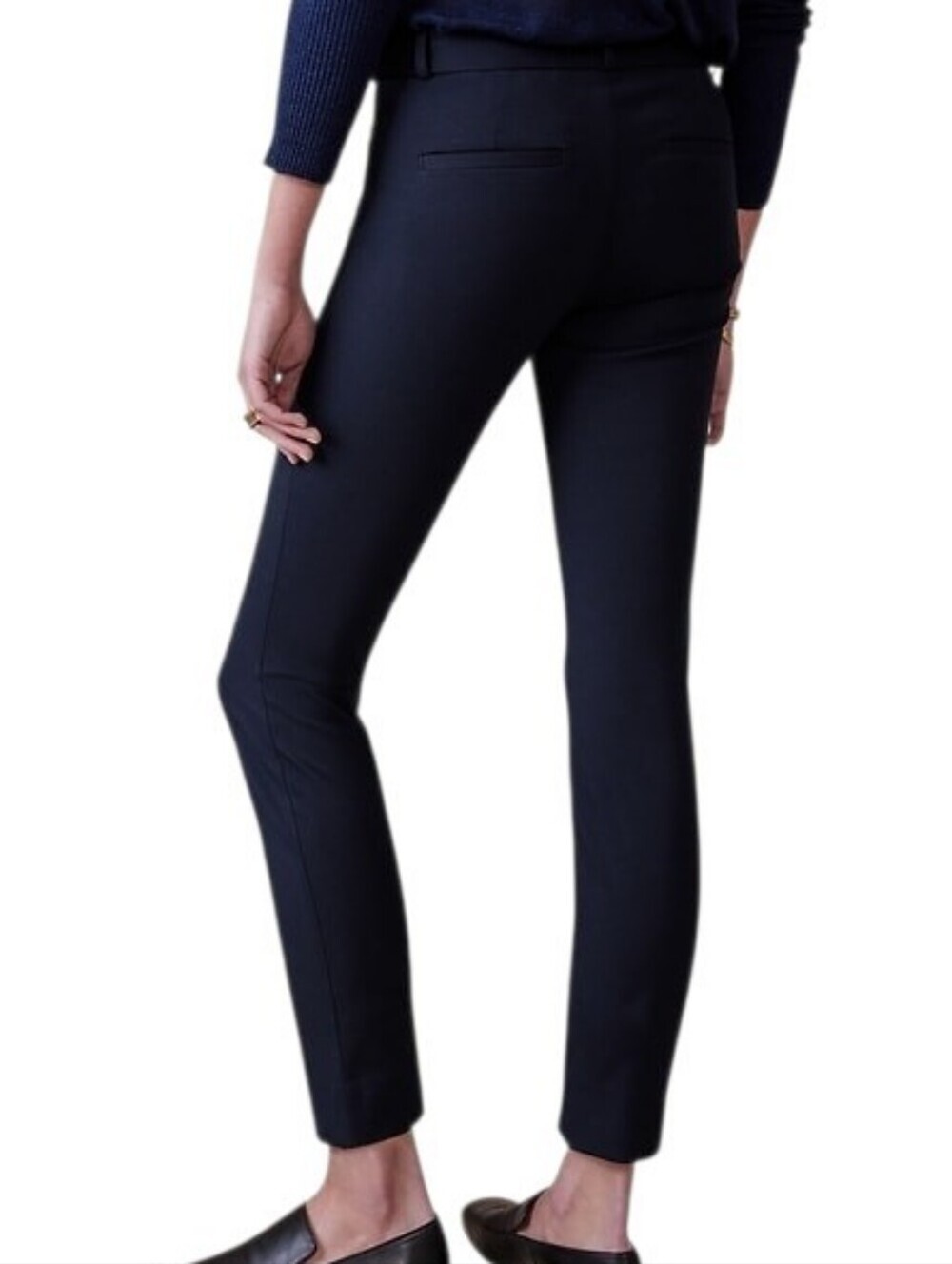 Banana Republic Sloan Pant Dark Blue Women 8 Minimalist